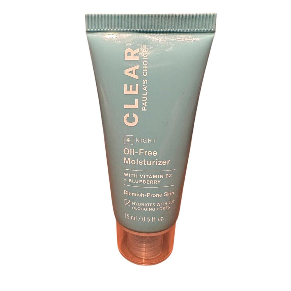 Paula's Choice CLEAR Oil-Free Moisturizer Night - NEW - Travel Size - 0.5